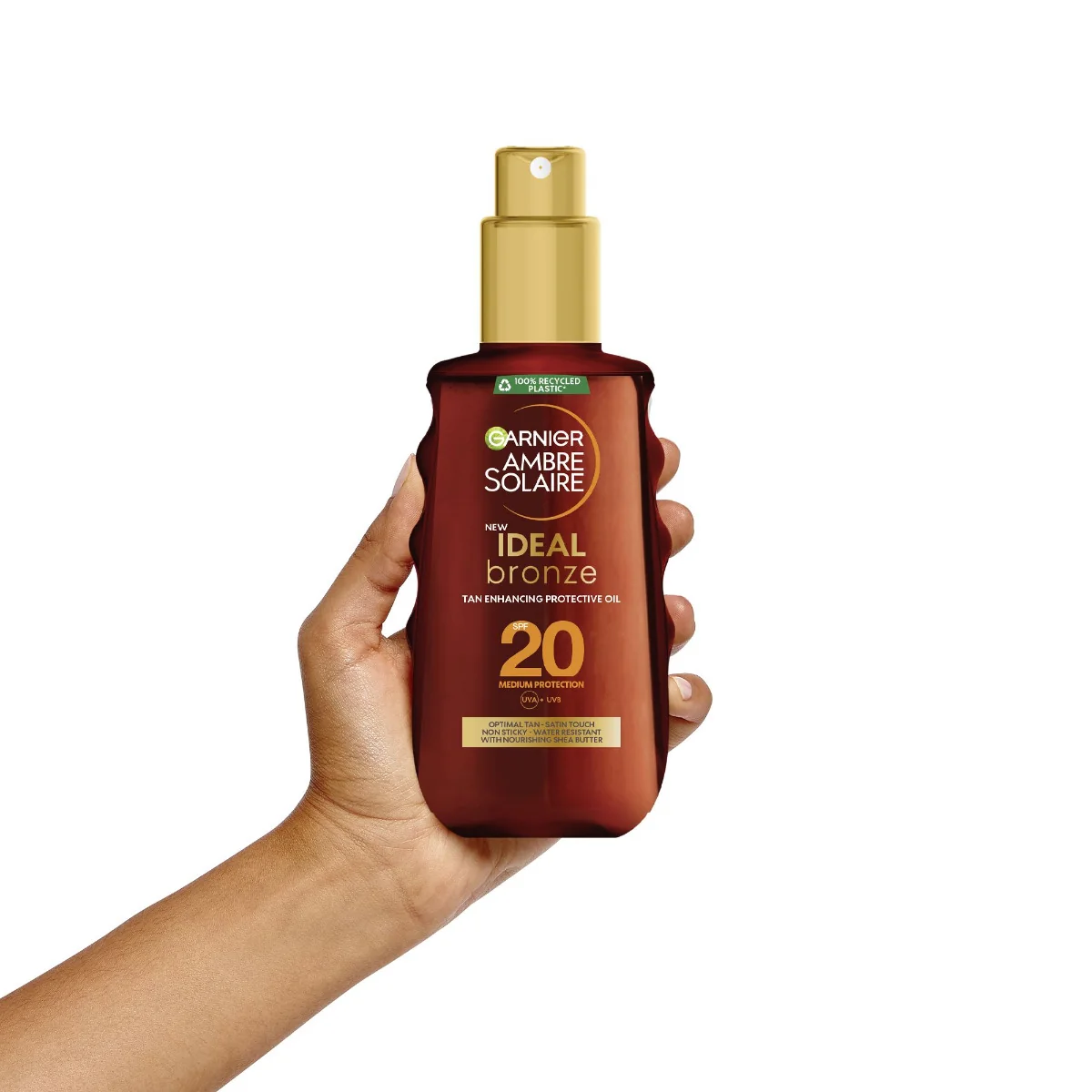 Garnier Ambre Solaire Ideal Bronze Opalovací olej podporující opálení SPF20 150 ml