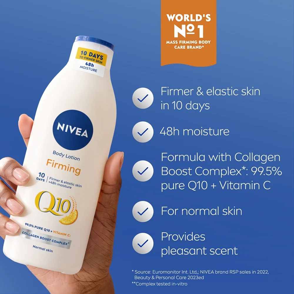 Nivea Zpevňující tělové mléko 250 ml
