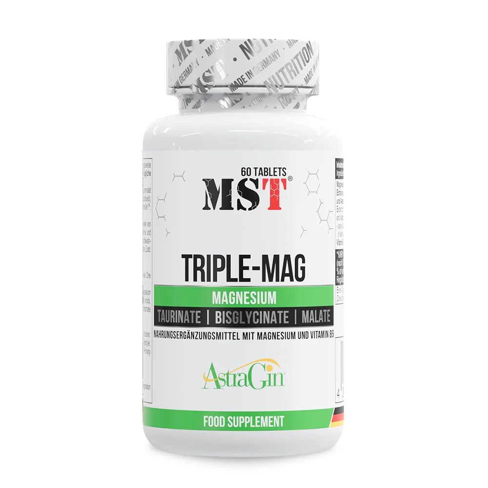 MST Nutrition Hořčík • Triple-Mag Magnesium 60 tbl
