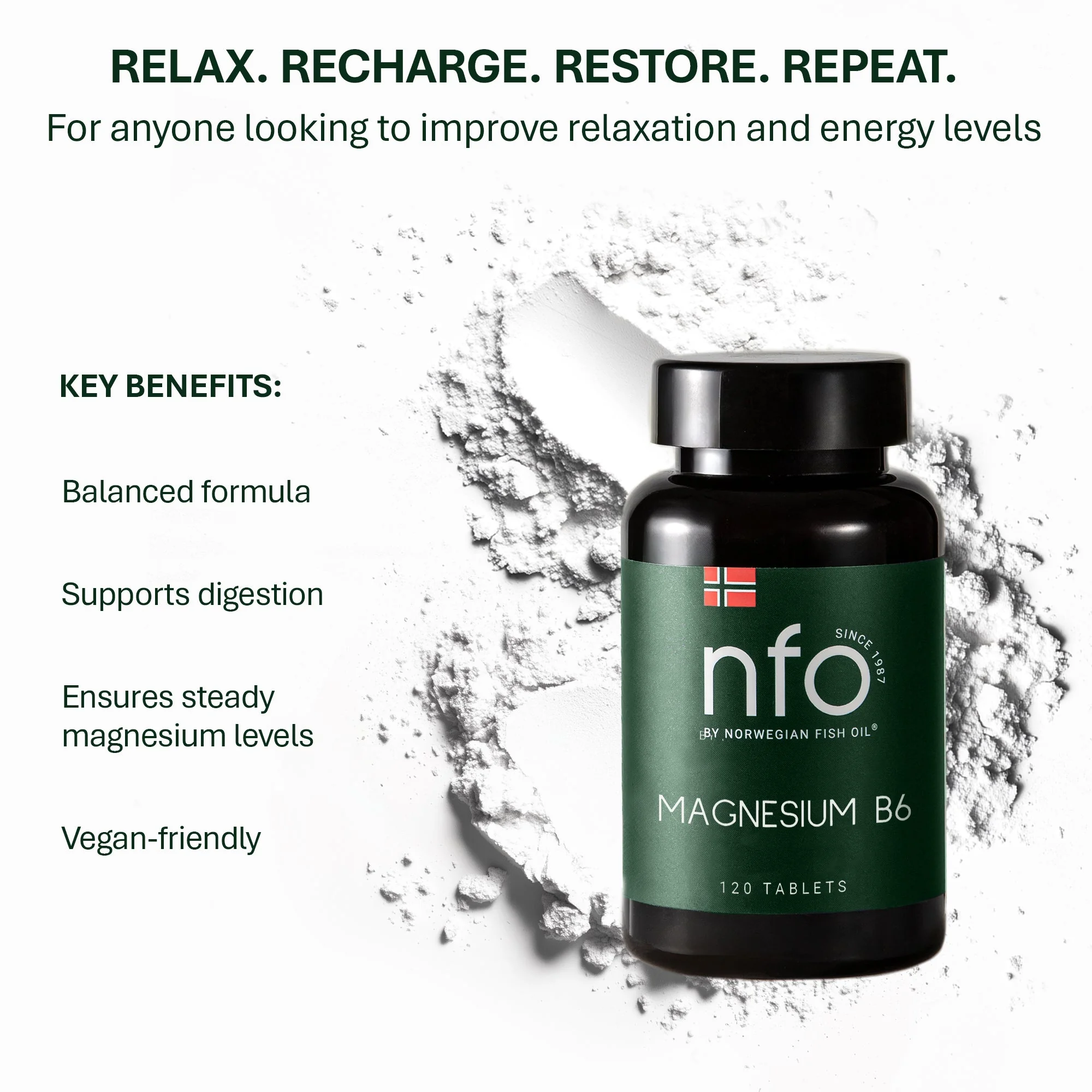 NFO Hořčík a vitamin B6 tablety