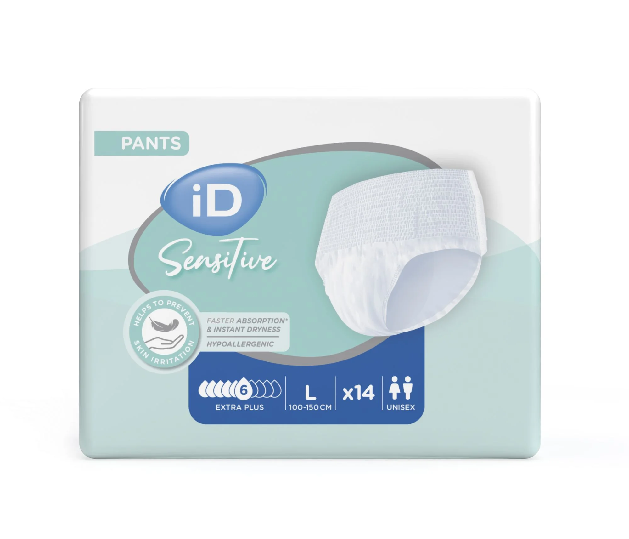 iD Pants Sensitive Large Extra Plus 14 ks