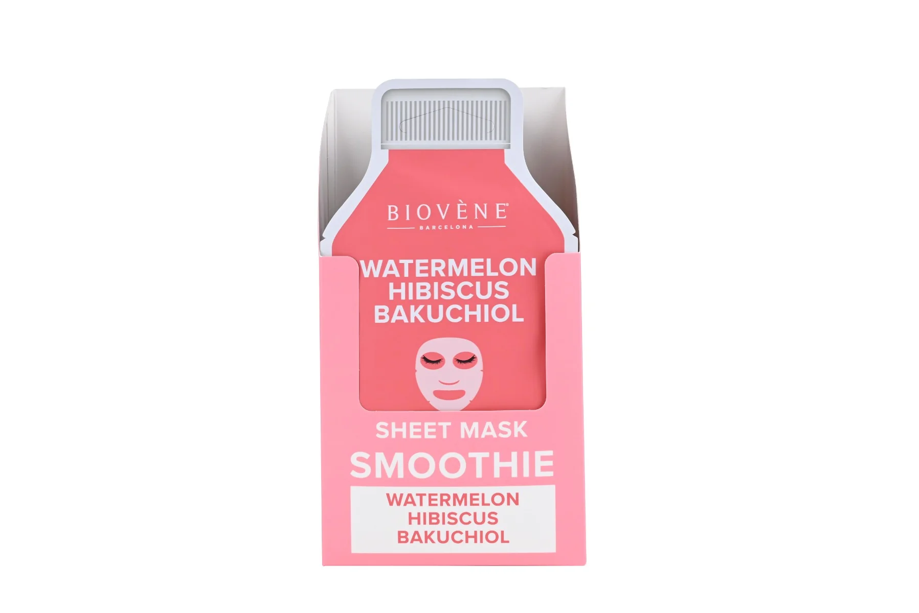 BIOVÉNE Watermelon + Bakuchiol Dewy-Glow plátýnková maska 25 ml