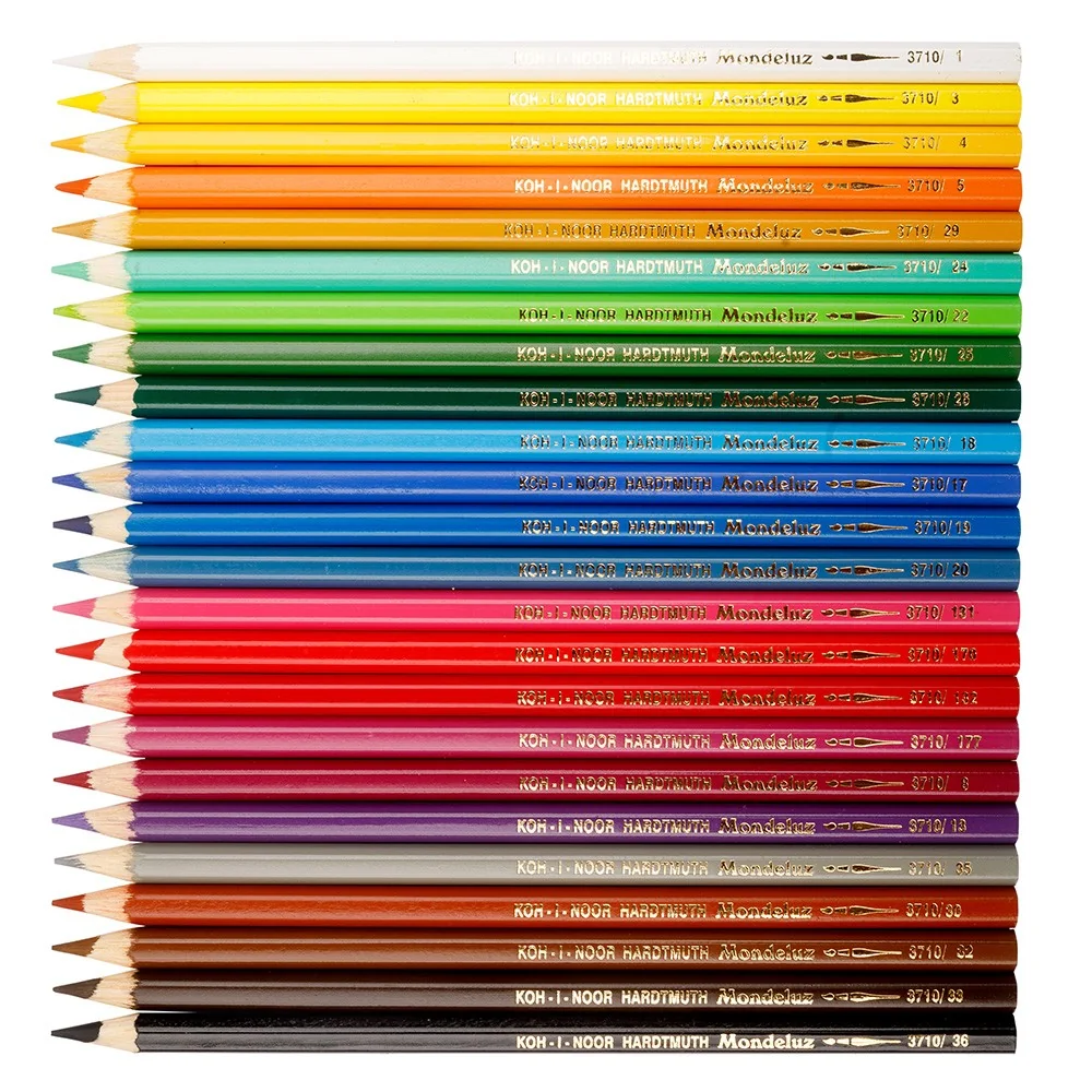 KOH-I-NOOR 3718/24 - akvarelové pastelky plody - 24 ks