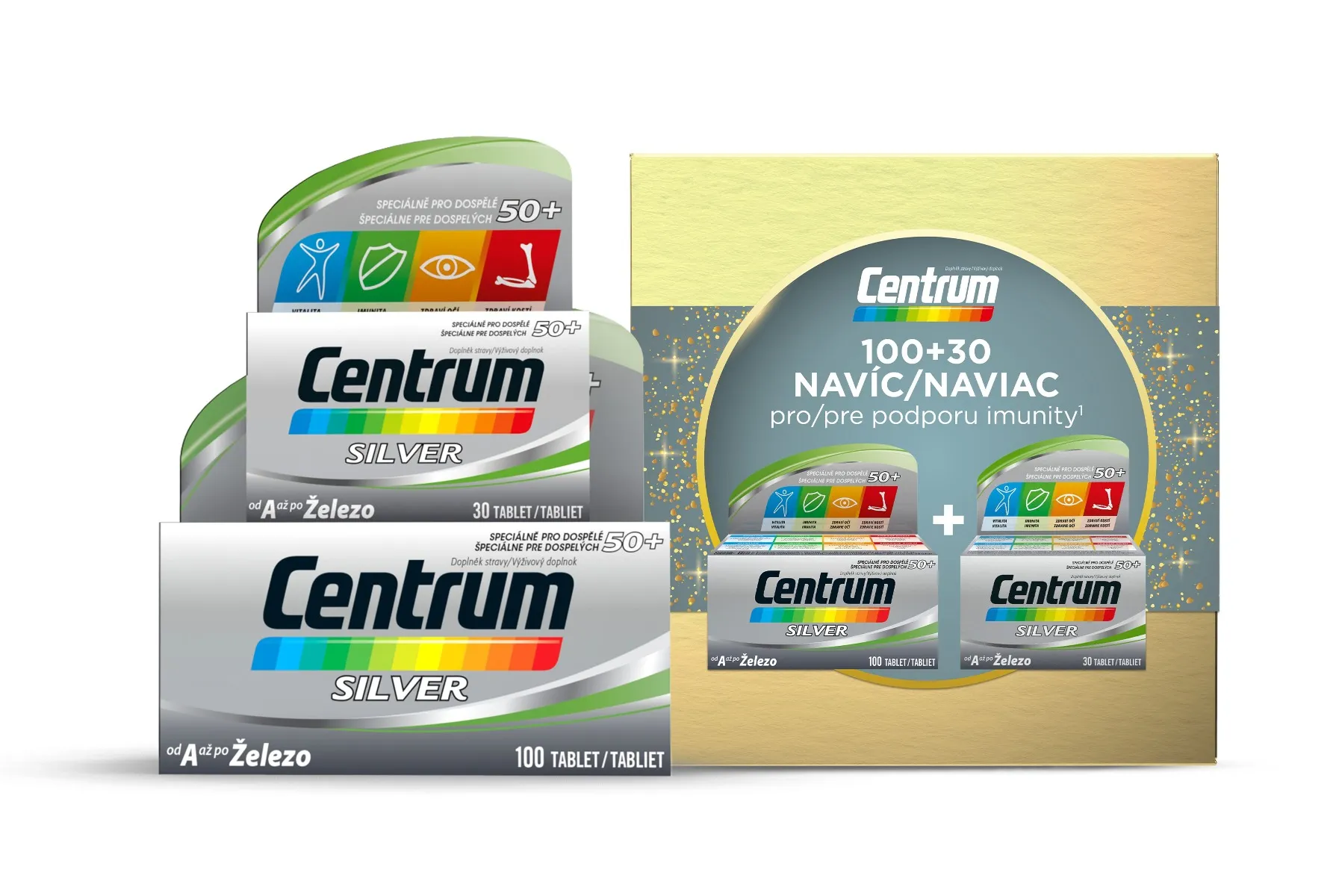 Centrum multivitamín Silver 100+30 tablet