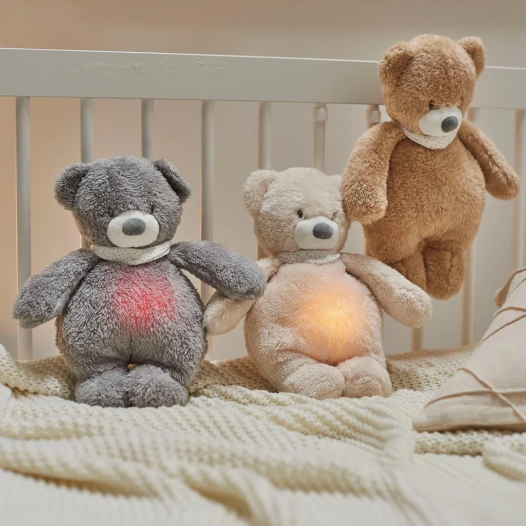 Nattou Uspáváček plyš hudební se světýlkem a senzorem pláče 4v1 Sleepy Bear Beige 0m+