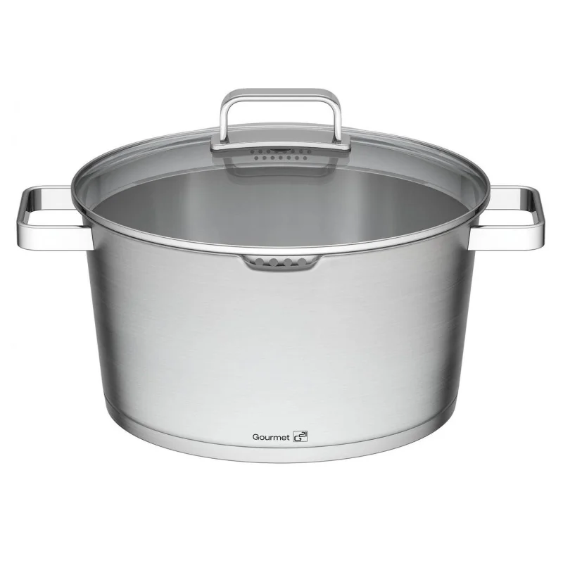 G21 Sada nádobí Gourmet Magic s cedníkem 4 díly, nerez