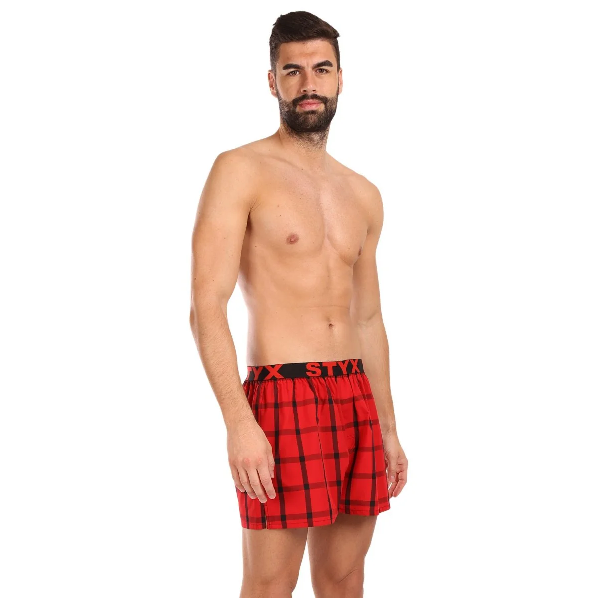 Styx Pánské trenky sportovní guma vícebarevné (B1031) L