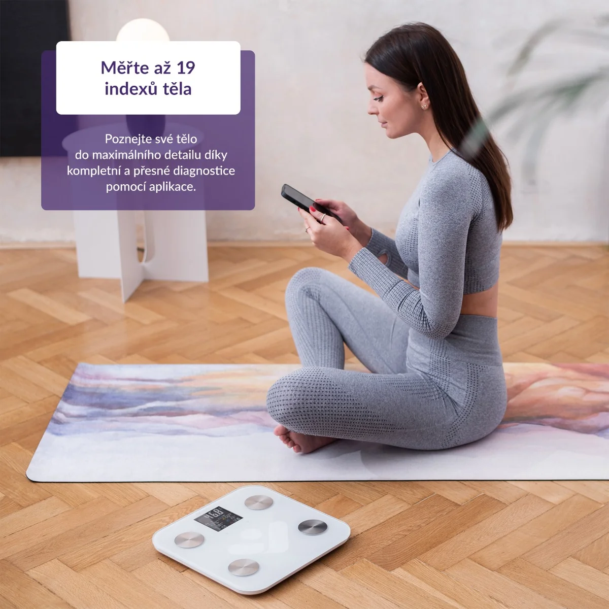 Truelife FitShape S6 BT osobní váha bílá
