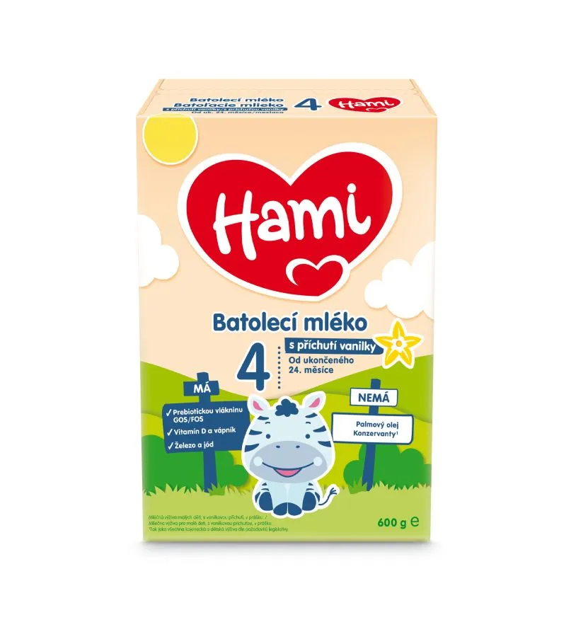 Hami 4 s příchutí vanilky 600 g