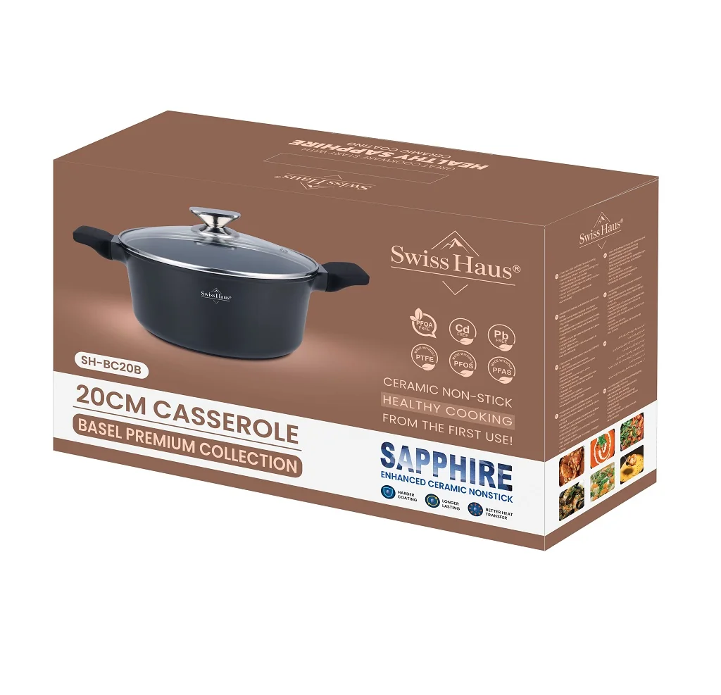Swiss Haus Hrnec se safírovým povrchem 20 cm, 2,7 l