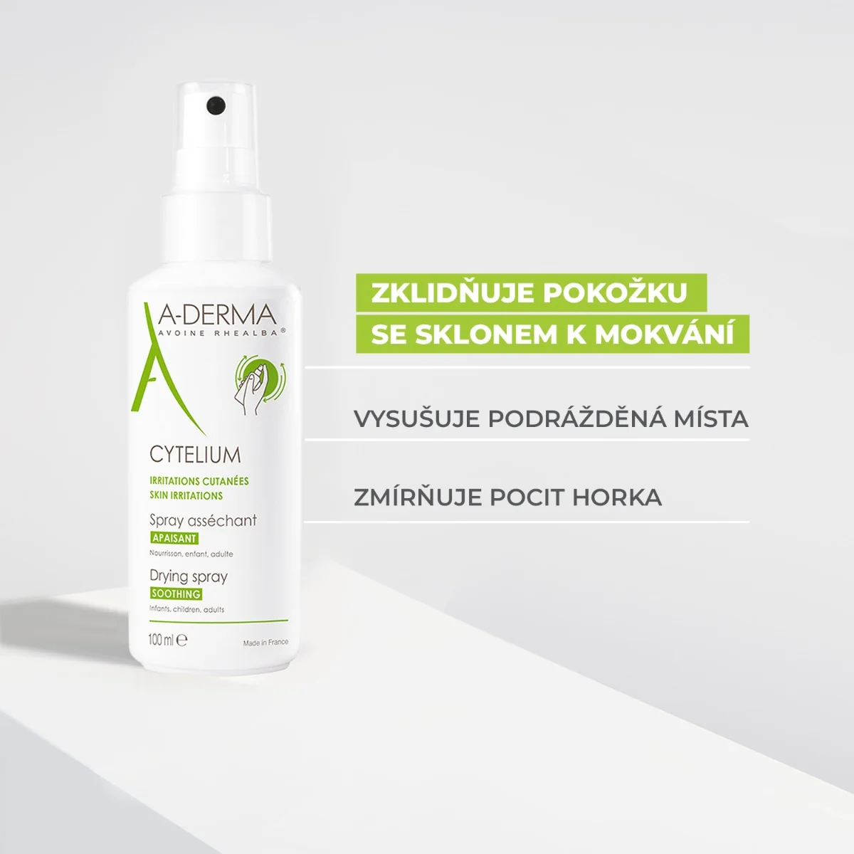 A-Derma Cytelium vysušující sprej 100 ml