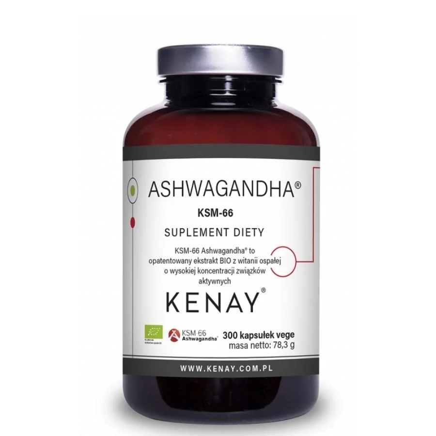 Kenay KSM 66 Ashwagandha BIO 300 kapslí