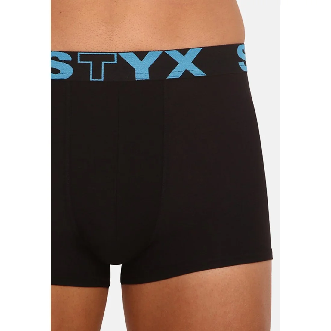 Styx Pánské boxerky sportovní guma černé (G961) XXL