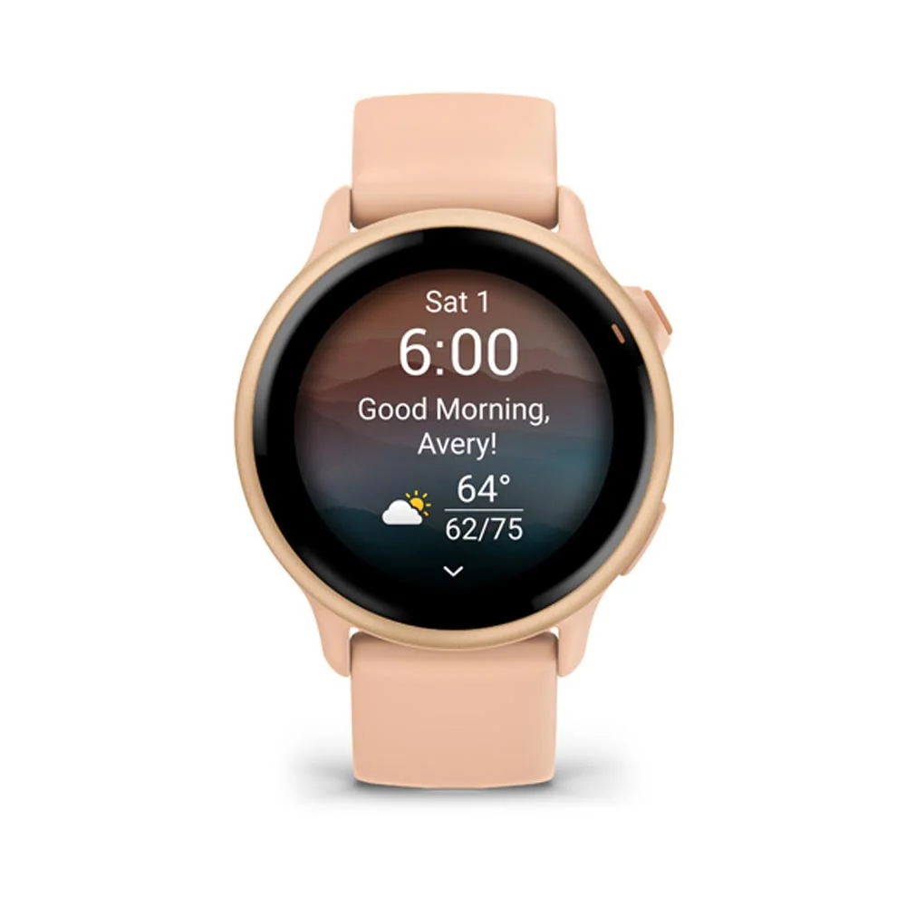 Garmin Vívoactive 6 chytré hodinky Metallic Pink Dawn