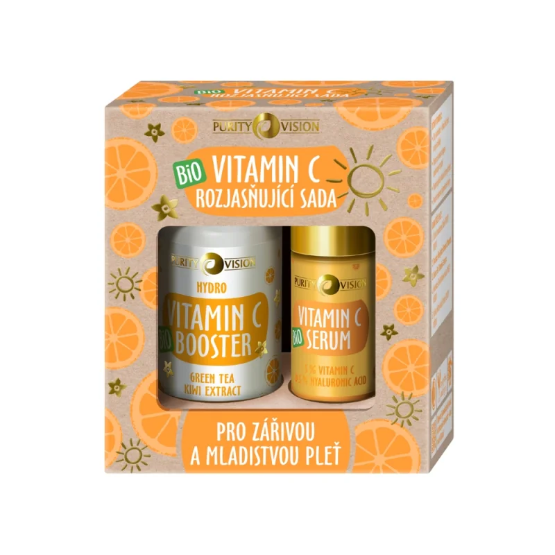 PURITY VISION BIO Vitamin C rozjasňující sada 130 ml
