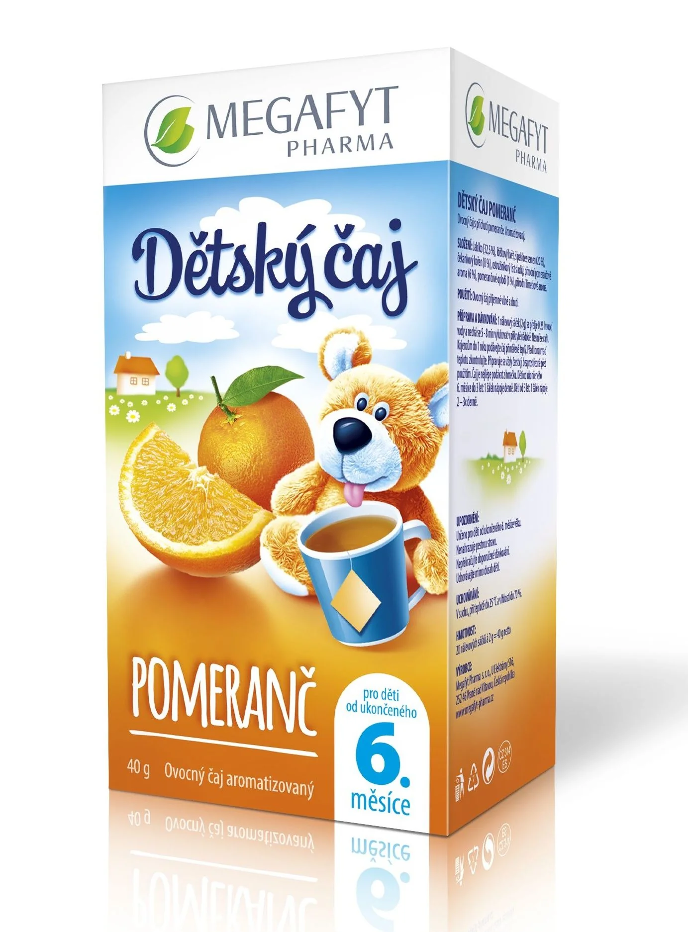 Megafyt Dětský čaj pomeranč 20x2g