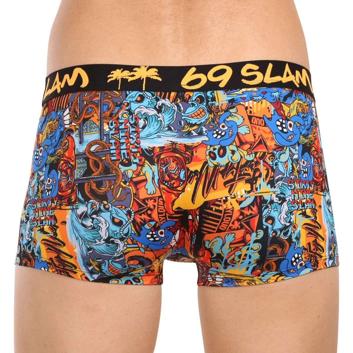 69SLAM Pánské boxerky hip Grafitty mason (MSYGFT-PO) L