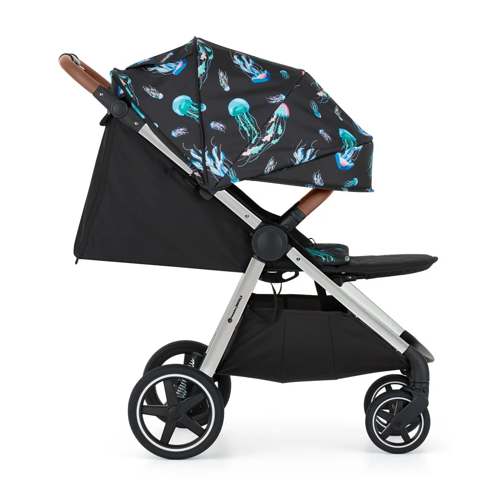 Petite&Mars Kočárek sportovní Royal3 Silver Limited100 Jellyfish