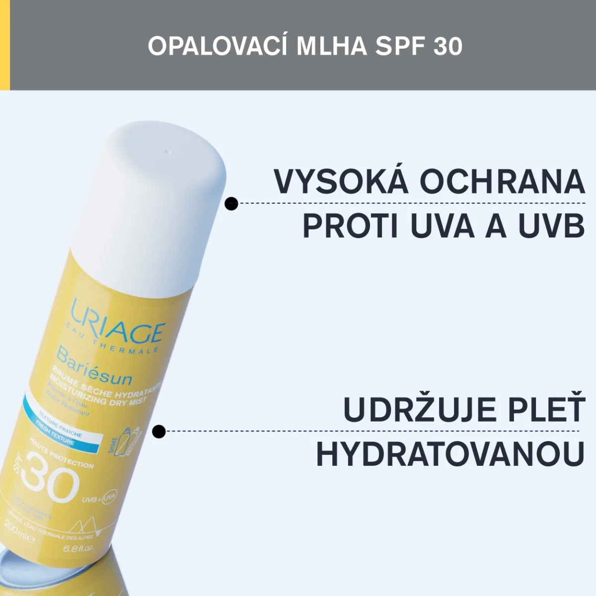Uriage Bariésun Opalovací mlha SPF30 200 ml