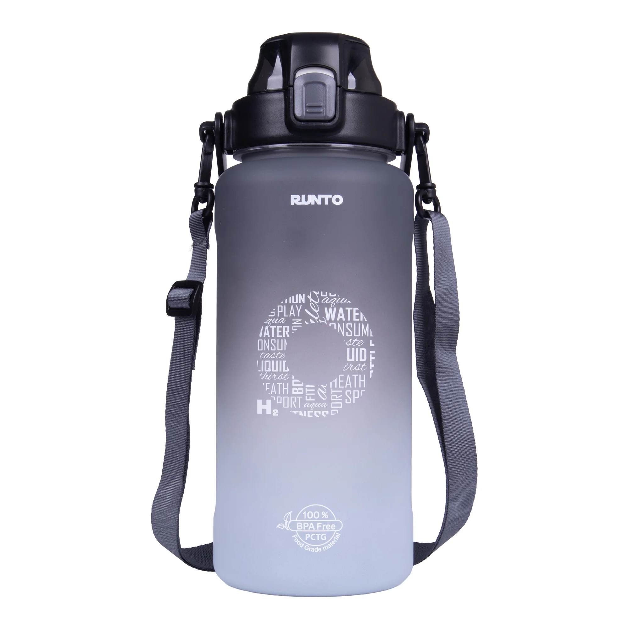 RUNTO Láhev TANKER 2000ml Grey 