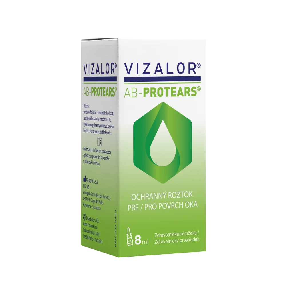 Vizalor AB-Protears ochranný roztok 8 ml