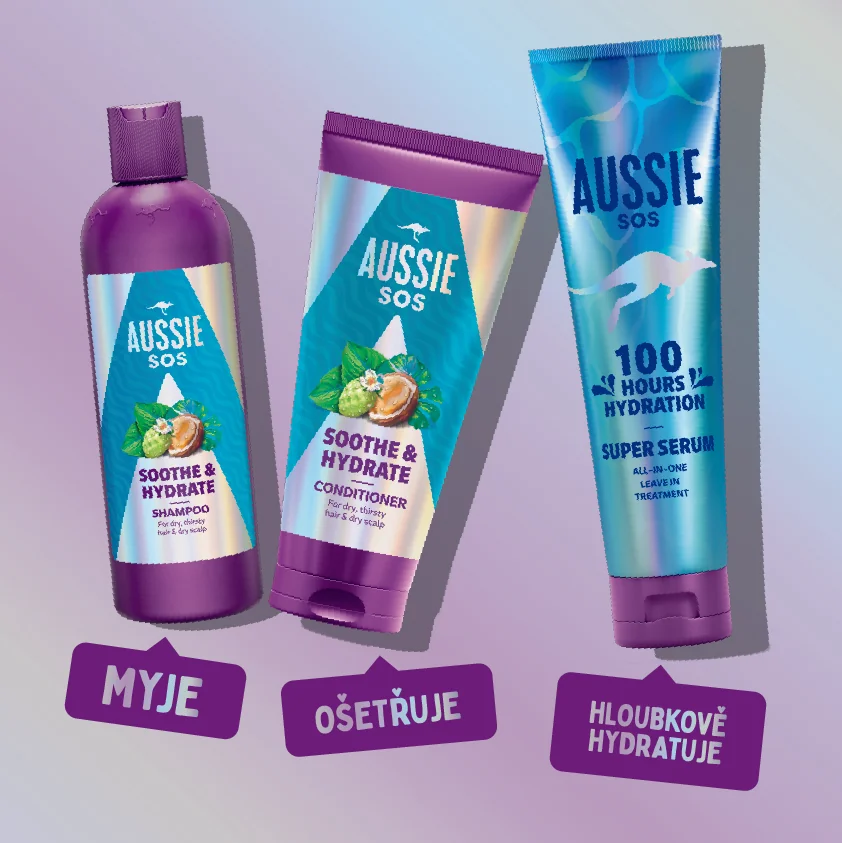 Aussie SOS Soothe & Hydrate kondicionér 200 ml