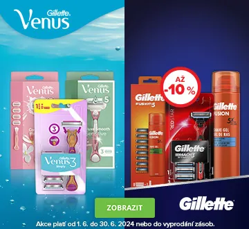 Gillette a Venus sleva 10% (červen 2024)