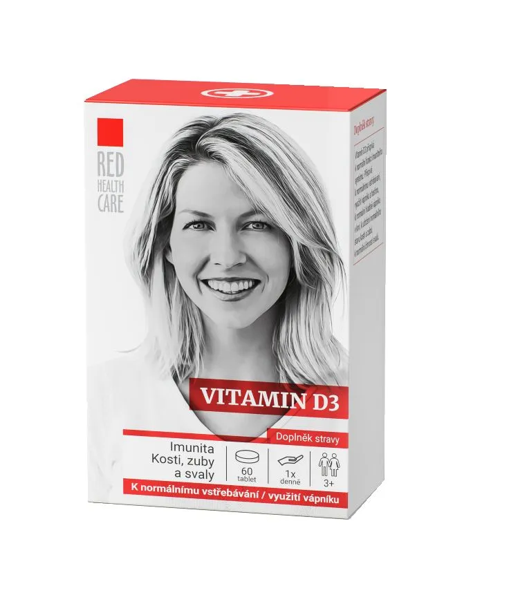 Red health care Vitamin D3 1000 IU 60 tablet