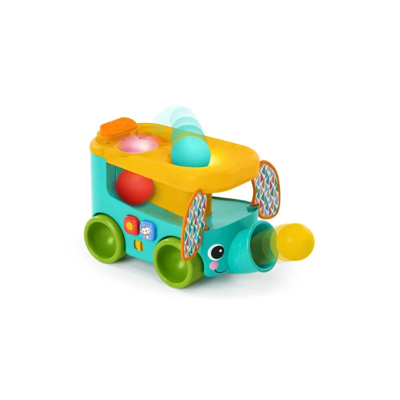 Brightstarts Autíčko vkládací s míčky Pop & Roll Safari Bus™ 6m+