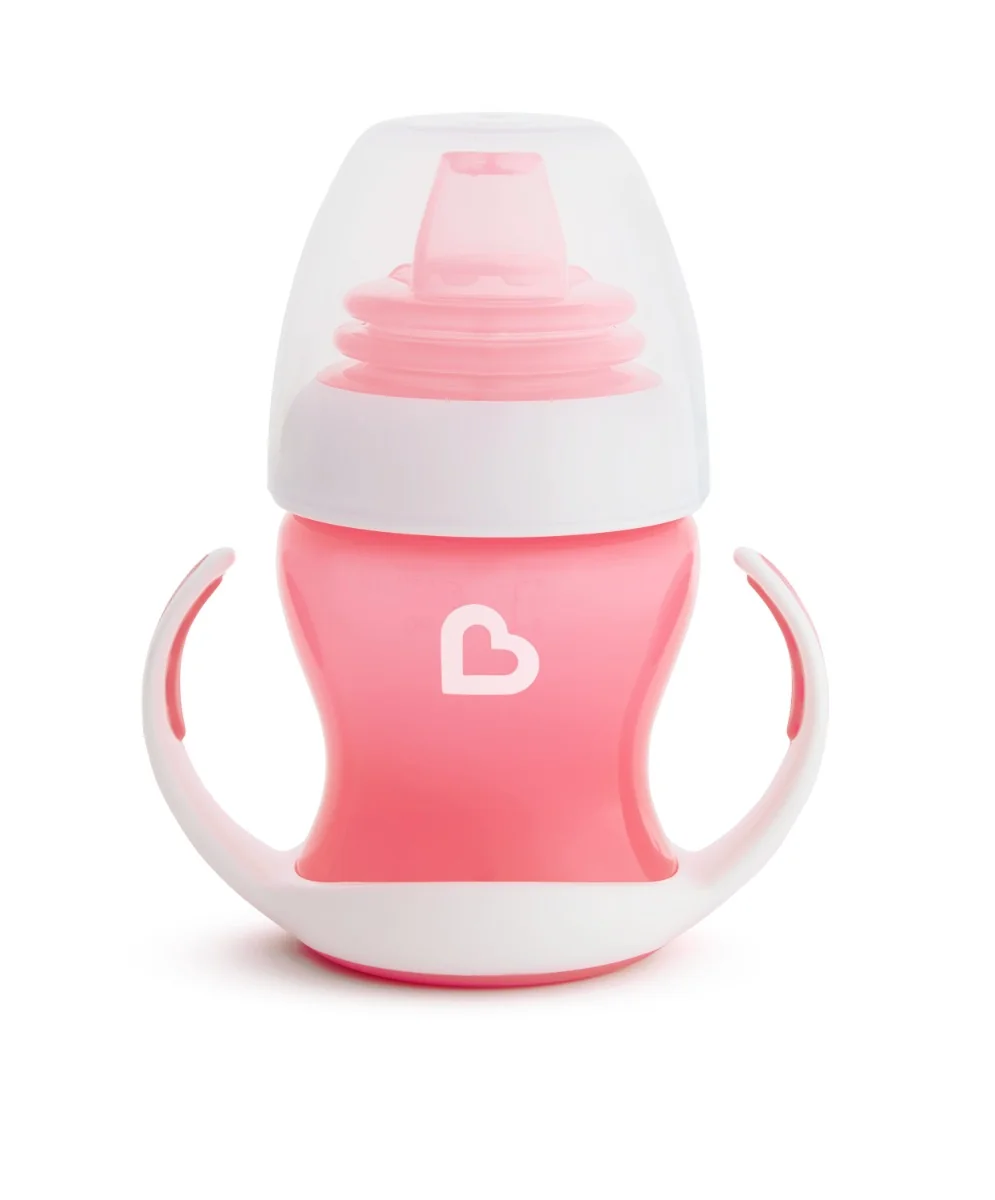 Munchkin GENTLE™ První hrneček 4m+ 118 ml růžový