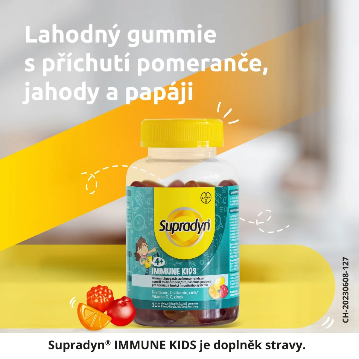 Supradyn Immune Kids želé 100 ks