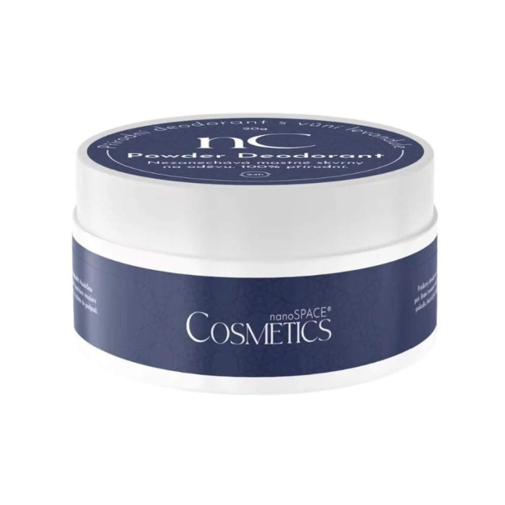 nanoSPACE Cosmetics Přírodní práškový deodorant s vůní levandule 20 g