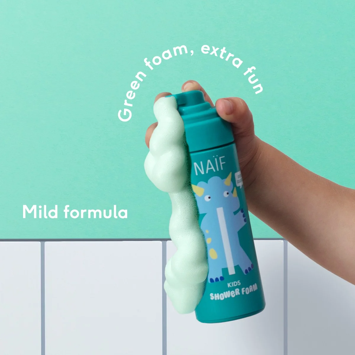 NAIF Barevná sprchová pěna 150 ml