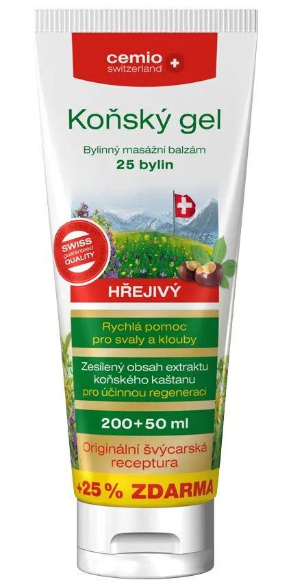 Cemio Koňský gel HŘEJIVÝ 200+50ml