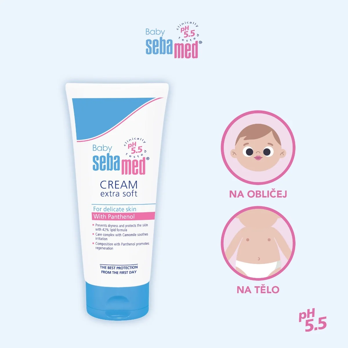Sebamed Dětský krém extra jemný 200 ml