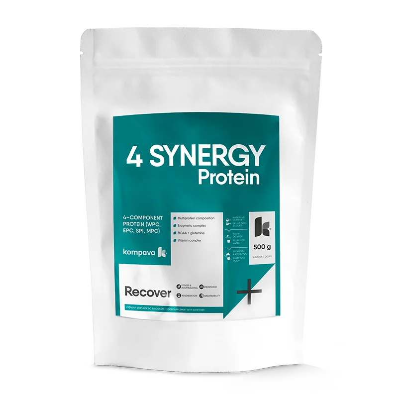 KOMPAVA VÍCESLOŽKOVÝ NOČNÍ PROTEIN 4 SYNERGY Protein 2000g čokoláda