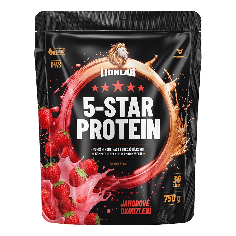 Lionlab 5-Star Protein Jahodové okouzlení