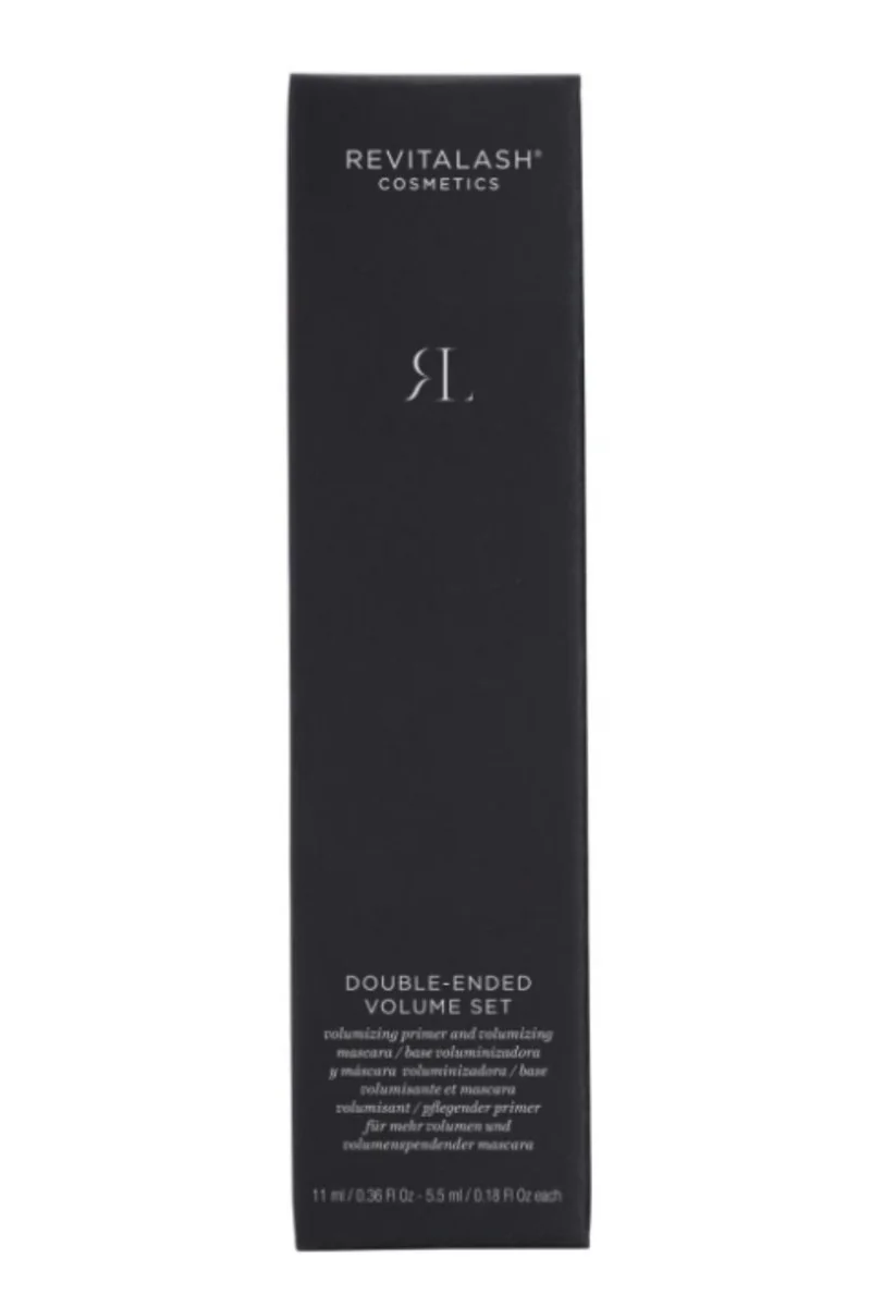 RevitaLash Cosmetics Double-Ended Volume Set báze na řasy a řasenka 11 ml