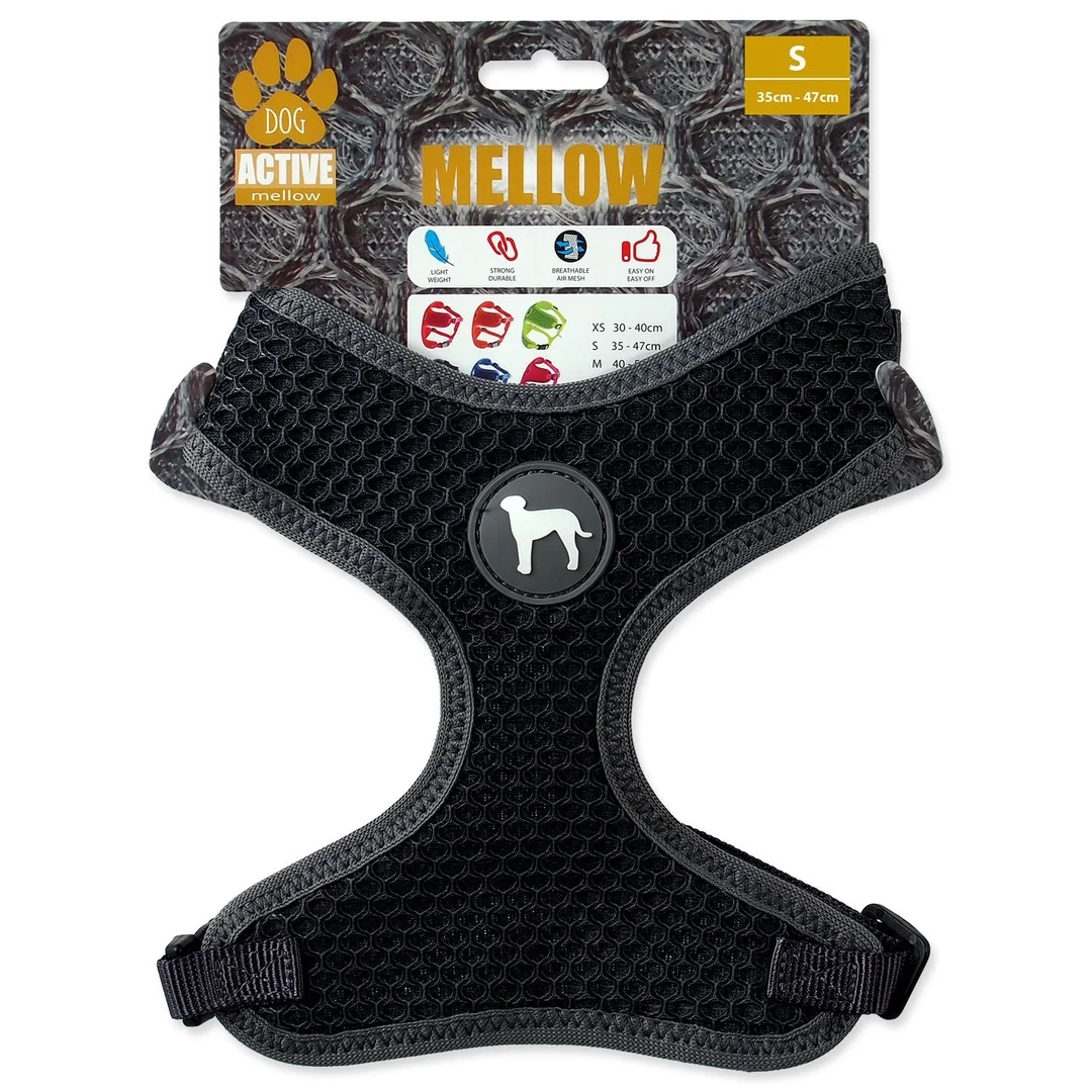 Active Dog Postroj Mellow S šedý 1,5x35-47cm
