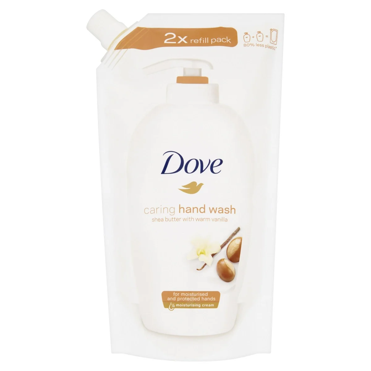 Dove Pampering Care Bambucké máslo tekuté mýdlo – náplň 500 ml