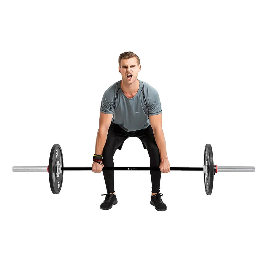 inSPORTline Vzpěračská tyč OLYMPIC OB-86 MTBH4 220cm/50mm 20kg, do 450kg, bez objímek