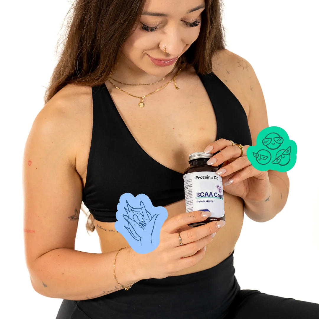 Protein a Co BCAA Caps 80 kapslí