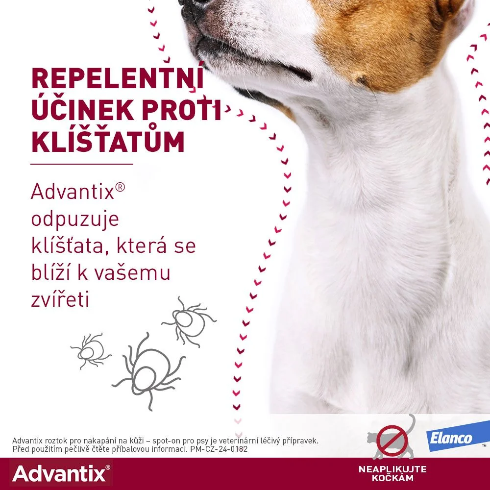 Advantix pro psy 10-25 kg spot-on 4x2,5 ml