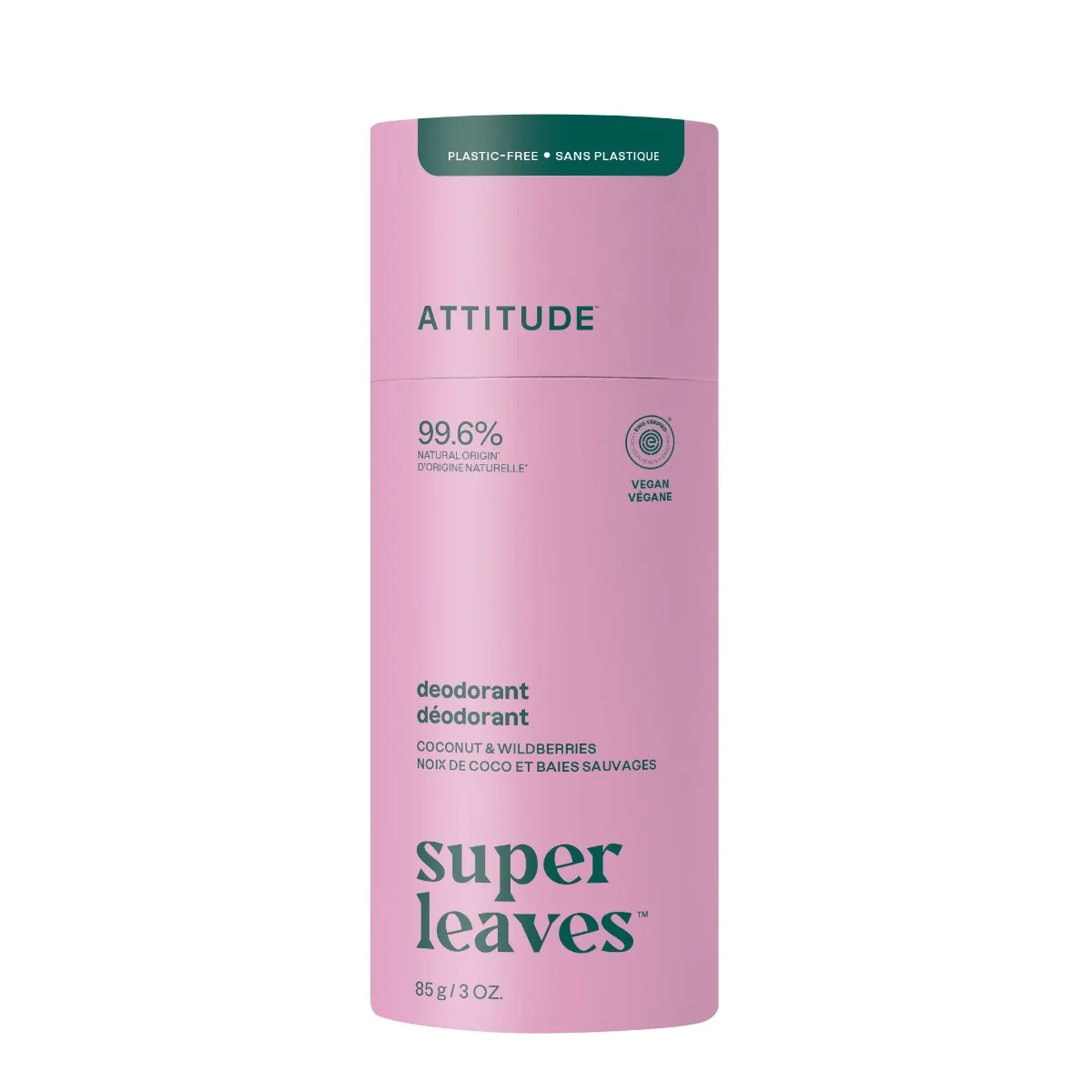 ATTITUDE Přírodní tuhý deodorant list bílý čaj 85 g