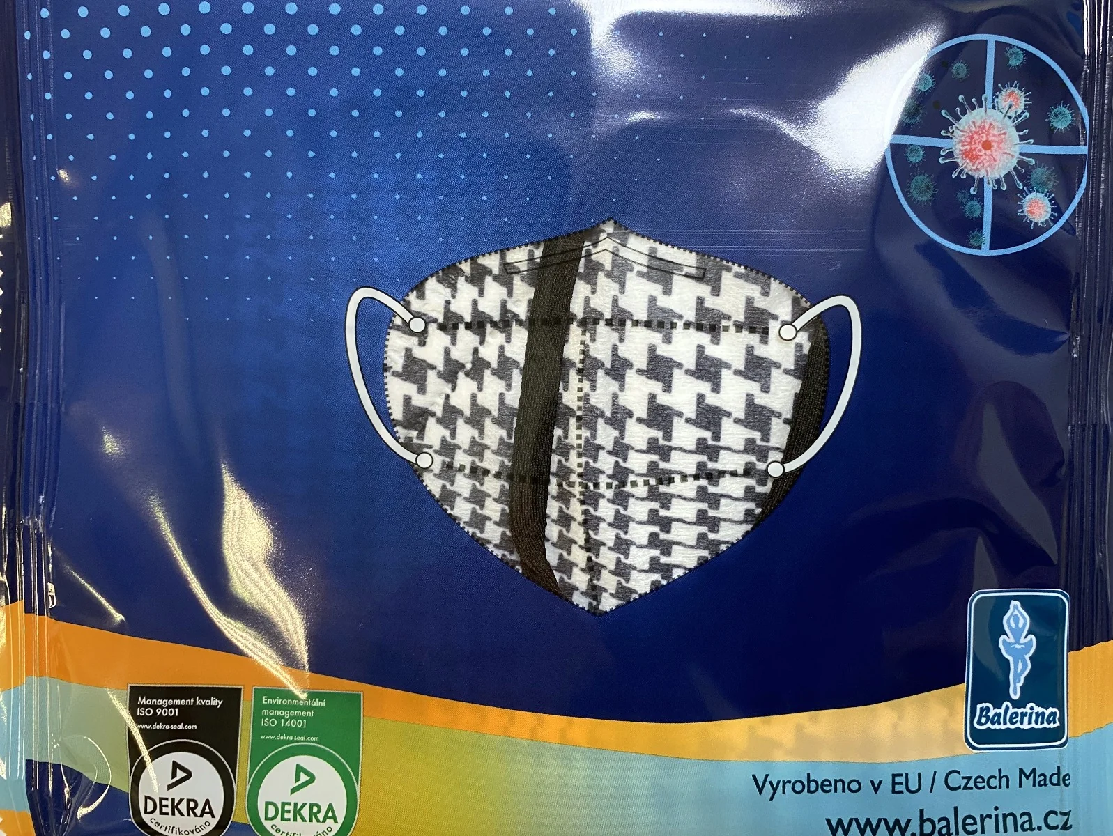 Balerina Nanorespirátor PFHM731 FFP2 NR vzor č. 100 1 ks
