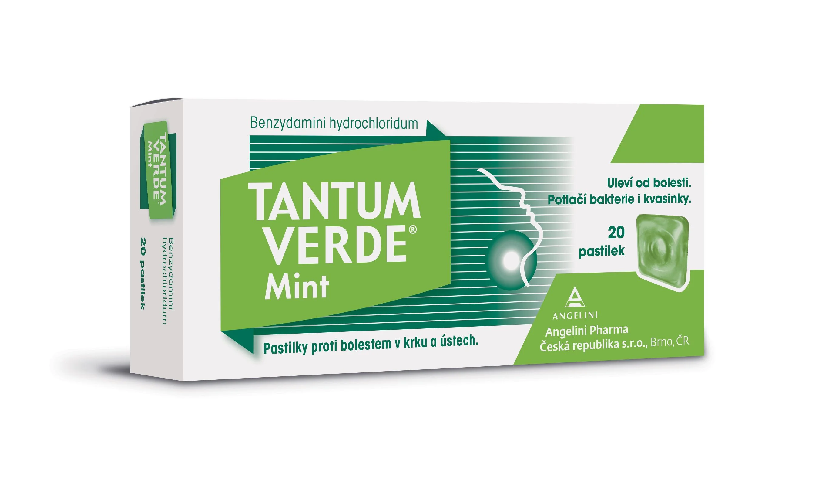 Tantum verde Mint 3 mg 20 pastilek