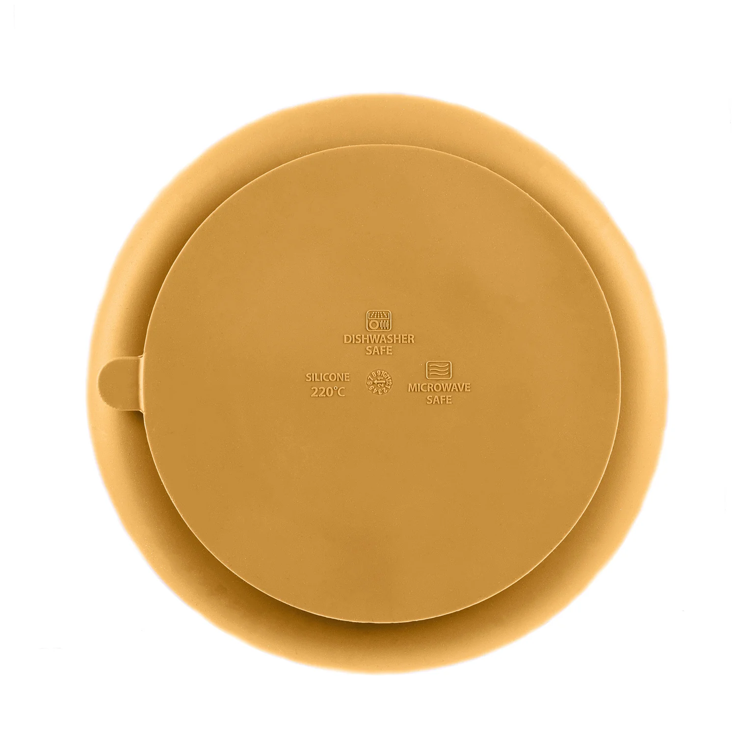 Zopa Silikonový dělený talířek s přísavkou, Mustard Yellow 2