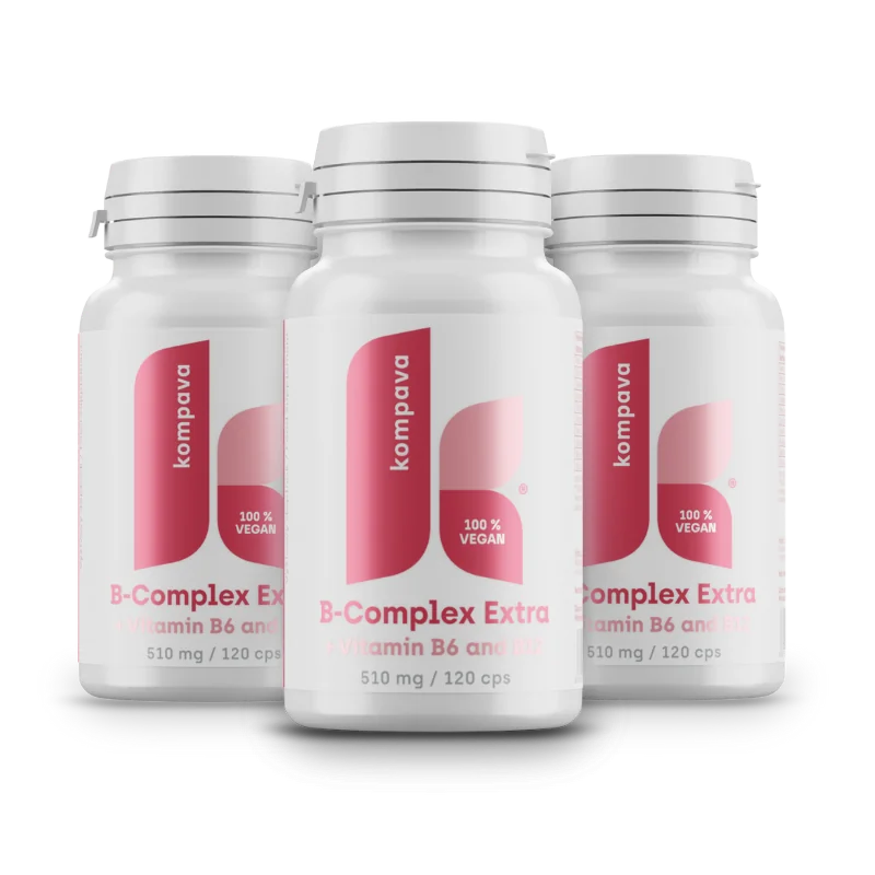 KOMPAVA B-komplex Extra 510mg/120 kapslí