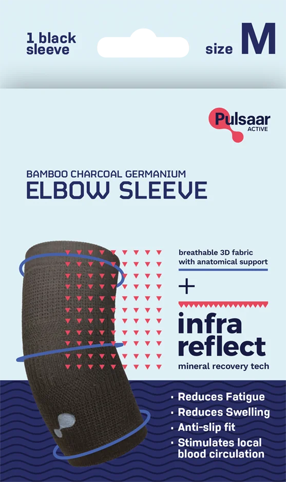 Pulsaar Active Bandáž na loket s bambusovým uhlím a germaniem vel. M 1 ks