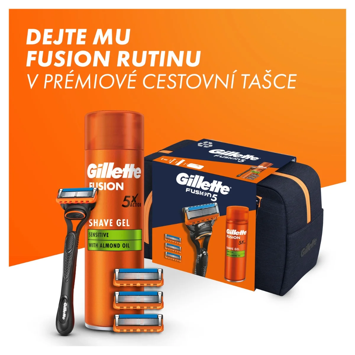 Gillette Fusion5 dárková sada